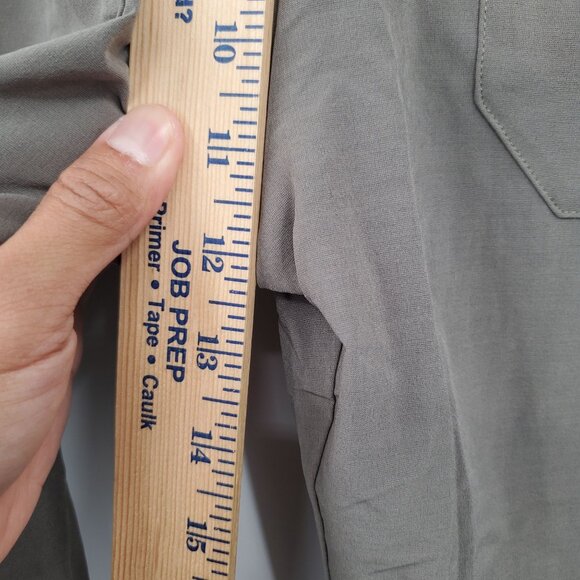 Prana Railay Straight Pants Women Size Medium NWT UPF 50+ Stretch Rye Green - Picture 12 of 16